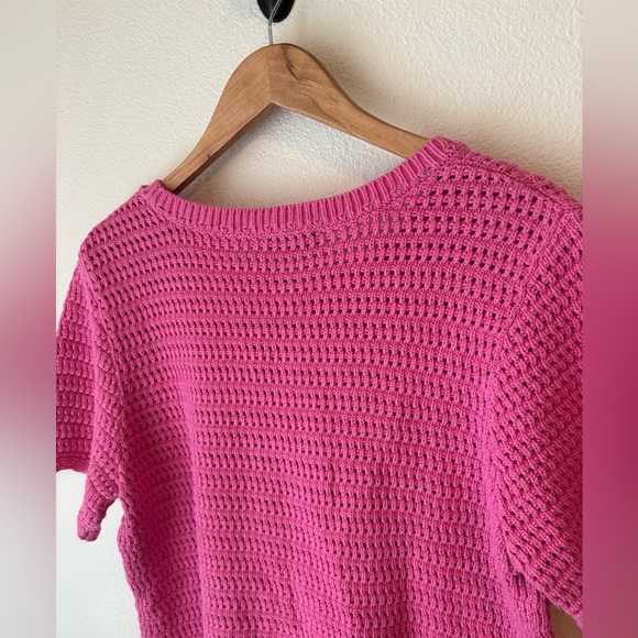 Pink Knit Women's Top - Picture 6 of 7